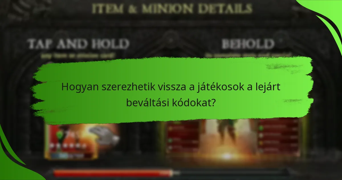 Hogyan szerezhetik vissza a játékosok a lejárt beváltási kódokat?
